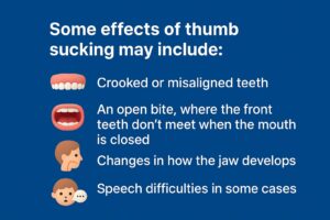 Effects of thumb sucking